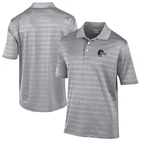 Men's Champion  Gray Great Lakes Loons Textured Solid Polo