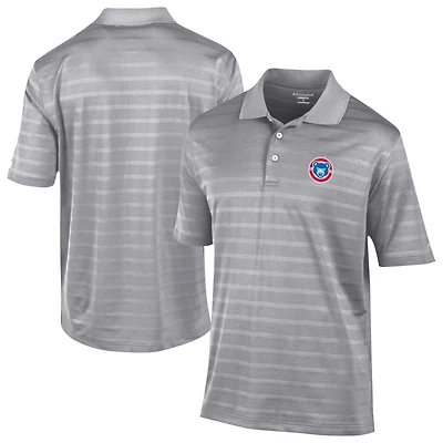 Men's Champion  Gray South Bend Cubs Textured Solid Polo