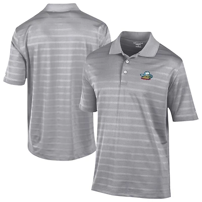 Men's Champion  Gray Amarillo Sod Poodles Textured Solid Polo