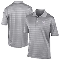 Men's Champion  Gray Winston-Salem Dash Textured Solid Polo