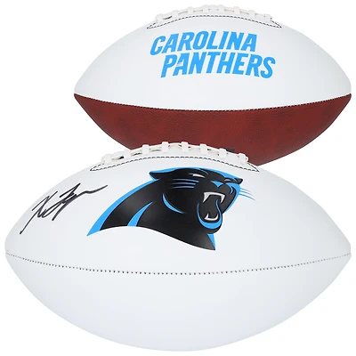 Xavier Legette Carolina Panthers Autographed Franklin White Panel Football