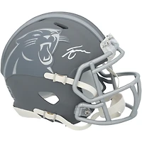 Tetairoa McMillan Carolina Panthers Autographed Riddell Slate Speed Mini Helmet