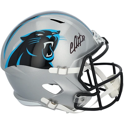 Chuba Hubbard Carolina Panthers Autographed Riddell Speed Replica Helmet