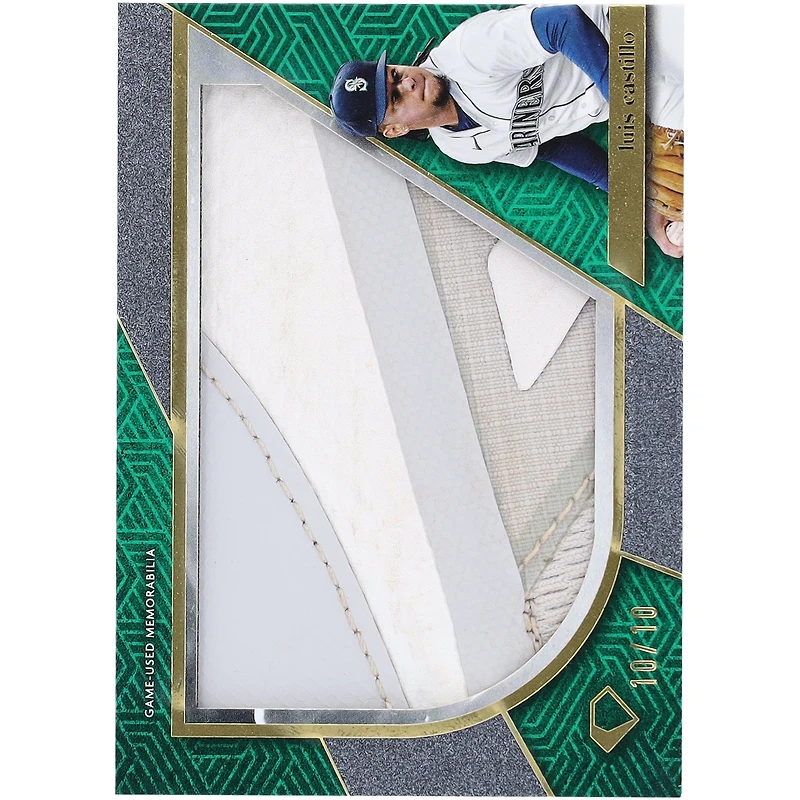 Luis Castillo Seattle Mariners 2024 Topps Diamond Icons Game-Used Cleat Relic #PPR-CAST #10/10 Card