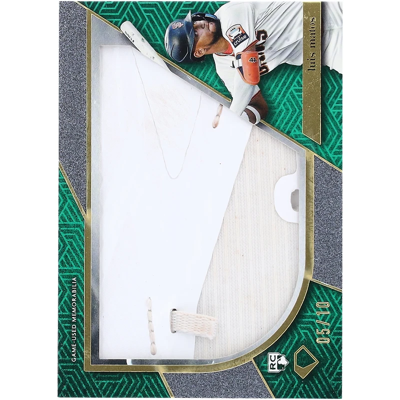 Luis Matos San Francisco Giants 2024 Topps Diamond Icons Game-Used Cleat Relic #PPR-LMA #5/10 Rookie Card