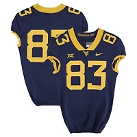 West Virginia Mountaineers Team-Issued #83 Navy Nike Jersey from the Football Program - Size 40+2