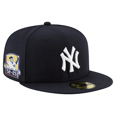 Men's New Era CC Sabathia Navy York Yankees 2025 National Baseball Hall of Fame 59FIFTY Fitted Hat