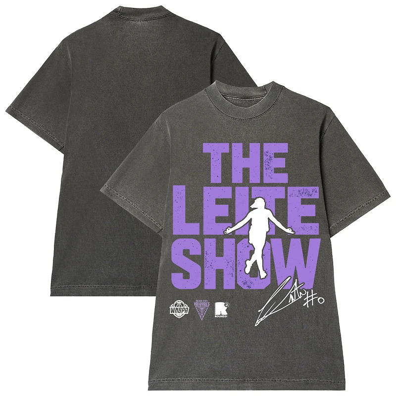 Unisex round21 Carla Leite Gray Golden State Valkyries The Show T-Shirt