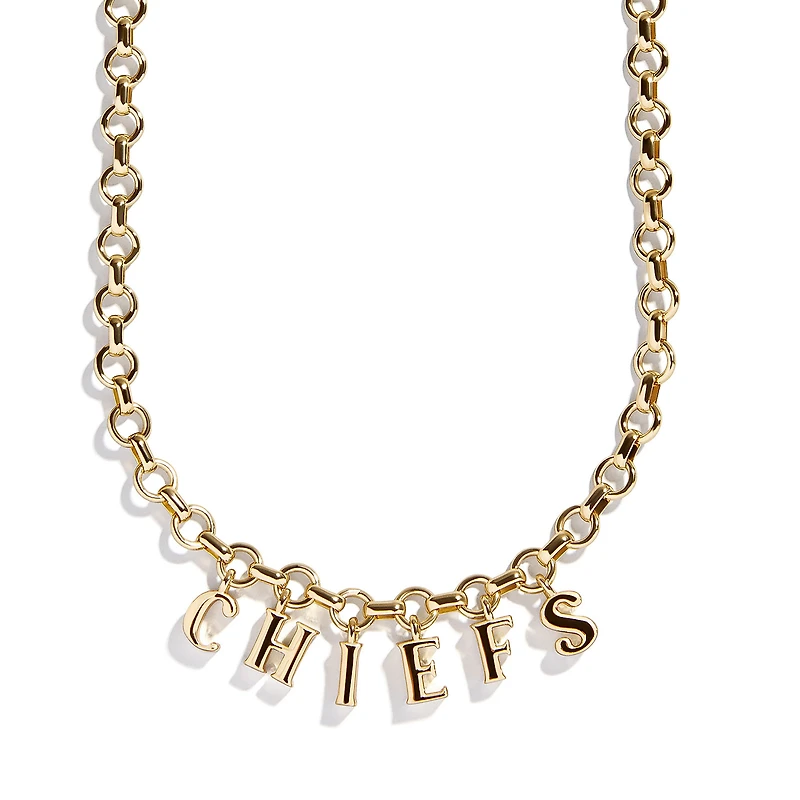 BaubleBar  Kansas City Chiefs Wordmark Charm Necklace