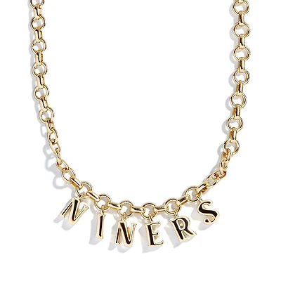 BaubleBar  San Francisco 49ers Wordmark Charm Necklace