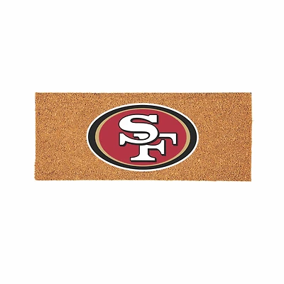 San Francisco 49ers 24" x 60" Outdoor Team Color Logo Coir Mat