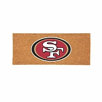 San Francisco 49ers 24" x 60" Outdoor Team Color Logo Coir Mat