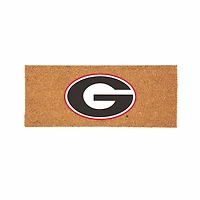 Georgia Bulldogs 24" x 60" Outdoor Team Color Logo Coir Mat