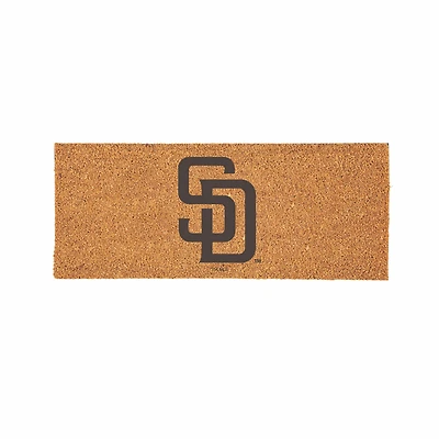 San Diego Padres 24" x 60" Outdoor Team Color Logo Coir Mat