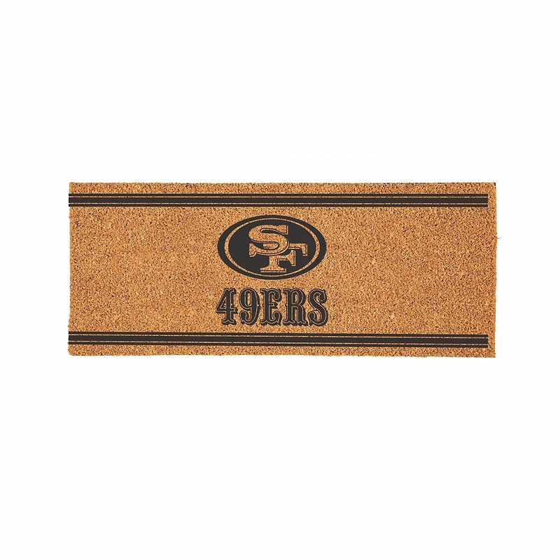 San Francisco 49ers 24" x 60" Outdoor Team Logo Coir Mat