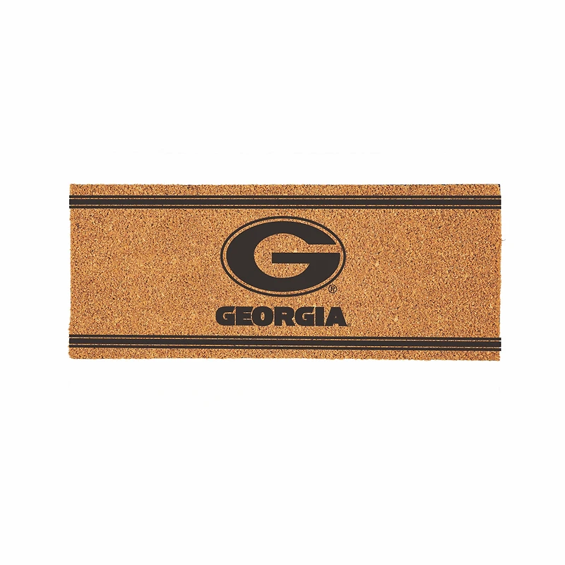 Georgia Bulldogs 24" x 60" Outdoor Team Logo Coir Mat