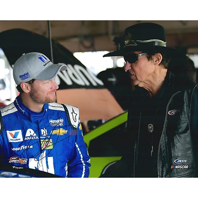 Dale Earnhardt Jr. Autographed Richard Petty Photo