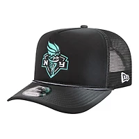 Unisex New Era  Black New York Liberty Worn Foam Front 9FIFTY A-Frame Trucker Rope Snapback Hat