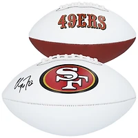Christian McCaffrey San Francisco 49ers Autographed Franklin White Panel Football
