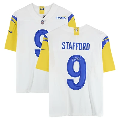 Matthew Stafford Los Angeles Rams Autographed Nike White Vapor F.U.S.E. Limited Jersey