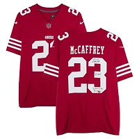 Christian McCaffrey San Francisco 49ers Autographed Scarlet Nike Vapor F.U.S.E. Limited Jersey with "23 OPOY" & "Faithful to the Bay" Inscriptions - Limited Edition of 25