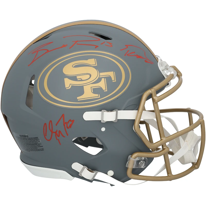 Christian McCaffrey San Francisco 49ers Autographed Riddell Slate Speed Authentic Helmet