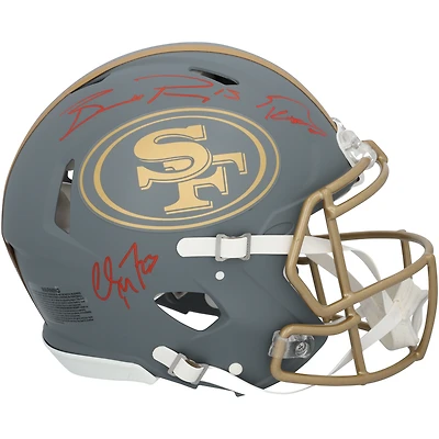 Christian McCaffrey San Francisco 49ers Autographed Riddell Slate Speed Authentic Helmet