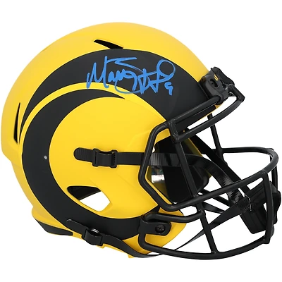 Matthew Stafford Los Angeles Rams Autographed Riddell Rave Speed Replica Helmet