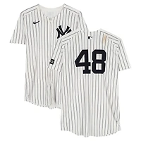 Paul Goldschmidt New York Yankees Game-Used #48 White Pinstripe Nike Jersey vs. Athletics on June 29, 2025