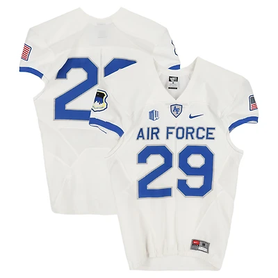 Air Force Falcons Team-Issued #29 White Nike Jersey from the Football Program - Size M