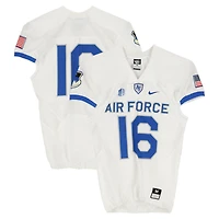 Air Force Falcons Team-Issued #16 White Nike Jersey from the Football Program - Size M