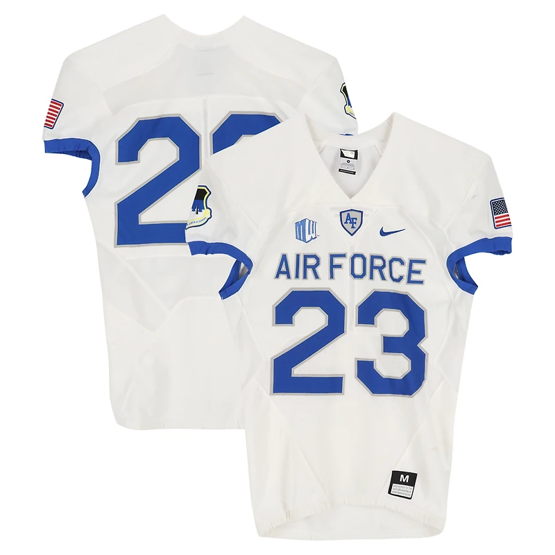 Air Force Falcons Team-Issued #23 White Nike Jersey from the Football Program - Size M