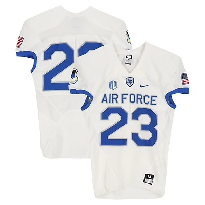 Air Force Falcons Team-Issued #23 White Nike Jersey from the Football Program - Size M