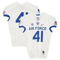 Air Force Falcons Team-Issued #41 White Nike Jersey from the Football Program - Size L
