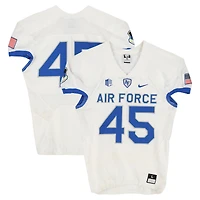 Air Force Falcons Team-Issued #45 White Nike Jersey from the Football Program - Size L