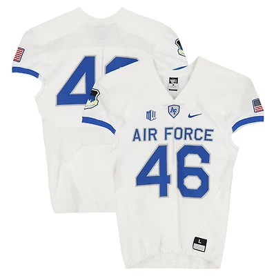 Air Force Falcons Team-Issued #46 White Nike Jersey from the Football Program - Size L