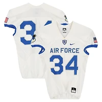 Air Force Falcons Team-Issued #34 White Nike Jersey from the Football Program - Size L