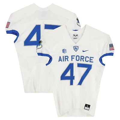 Air Force Falcons Team-Issued #47 White Nike Jersey from the Football Program - Size L