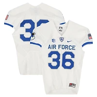 Air Force Falcons Team-Issued #36 White Nike Jersey from the Football Program - Size L