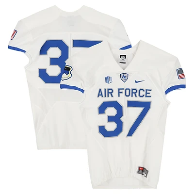 Air Force Falcons Team-Issued #37 White Nike Jersey from the Football Program - Size L
