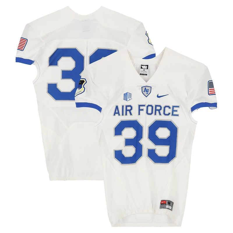 Air Force Falcons Team-Issued #39 White Nike Jersey from the Football Program - Size M