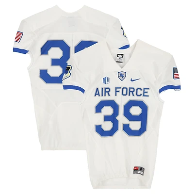 Air Force Falcons Team-Issued #39 White Nike Jersey from the Football Program - Size M