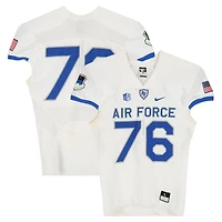 Air Force Falcons Team-Issued #76 White Nike Jersey from the Football Program - Size L
