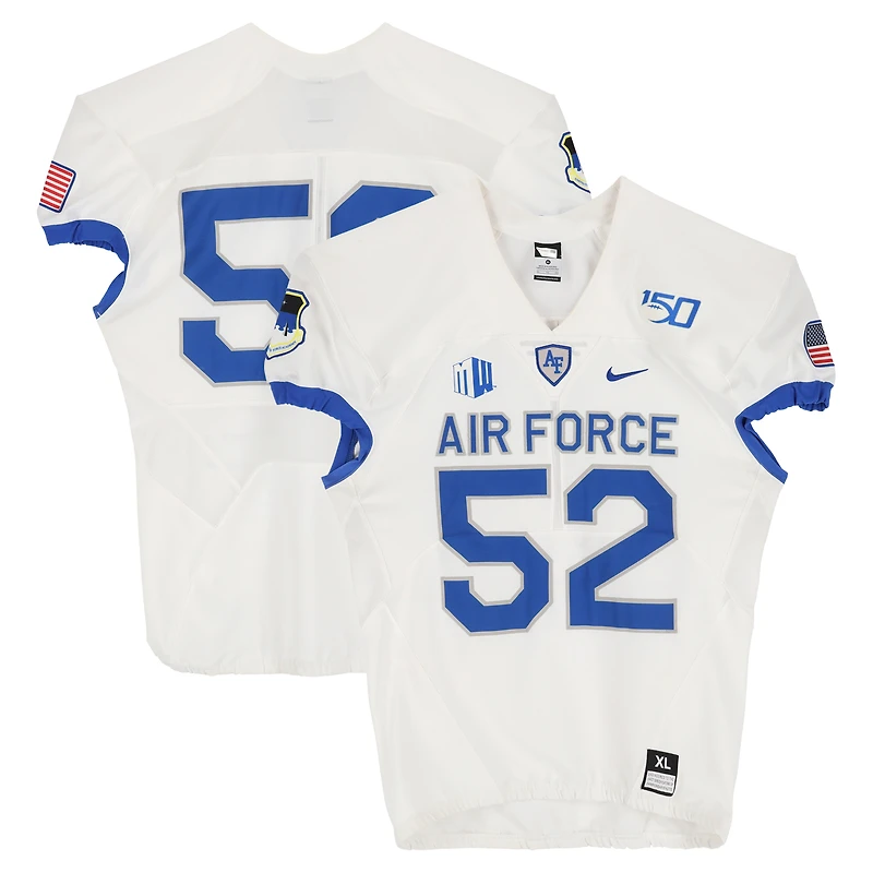 Air Force Falcons Team-Issued #52 White Nike Jersey from the Football Program - Size XL