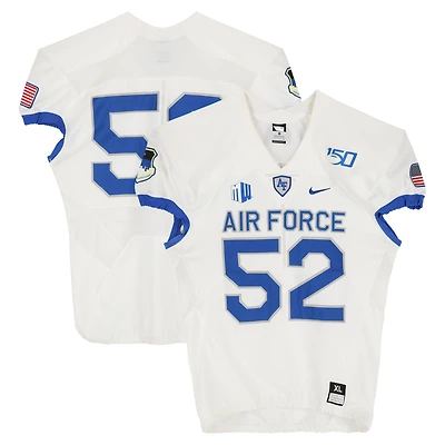 Air Force Falcons Team-Issued #52 White Nike Jersey from the Football Program - Size XL