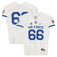 Air Force Falcons Team-Issued #66 White Nike Jersey from the Football Program - Size XL