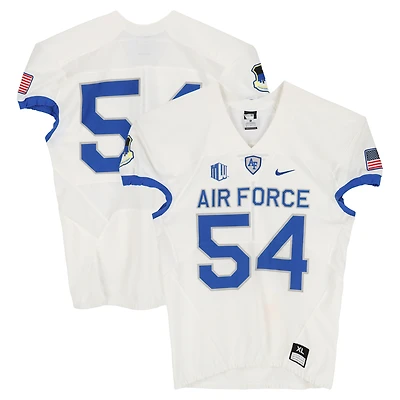 Air Force Falcons Team-Issued #54 White Nike Jersey from the Football Program - Size XL