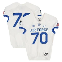 Air Force Falcons Team-Issued #70 White Nike Jersey from the Football Program - Size XL