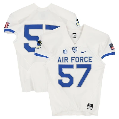 Air Force Falcons Team-Issued #57 White Nike Jersey from the Football Program - Size XL