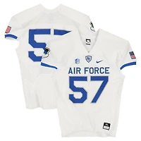 Air Force Falcons Team-Issued #57 White Nike Jersey from the Football Program - Size XL